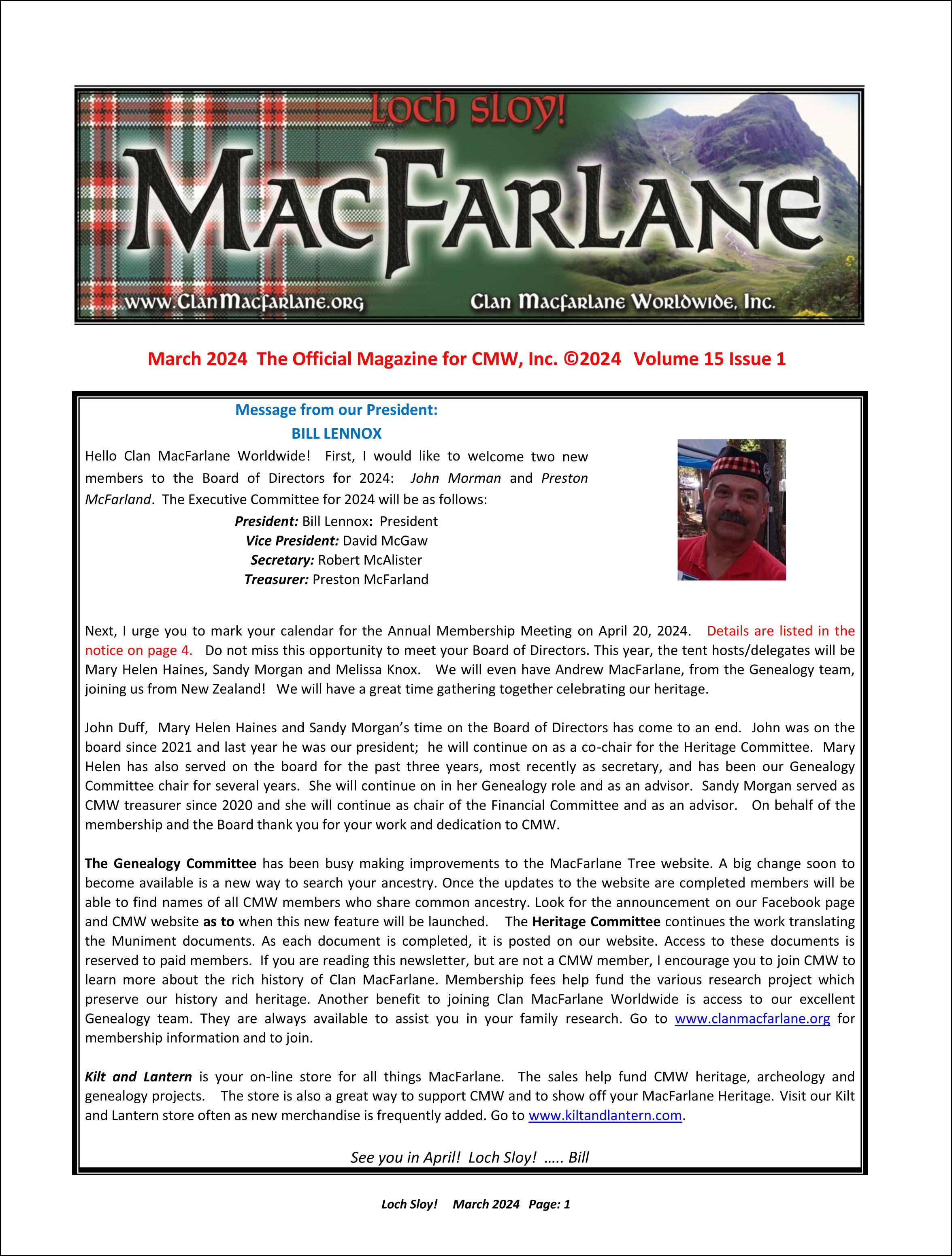 Front Page March 2024